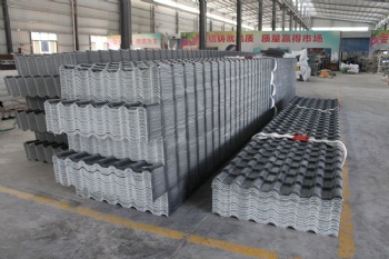 1050mm Grey ASA PVC UV Resistance Resin Roof Sheets